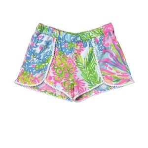 Lily Pulitzer PomPom Trim Shorts 6/7 super cute for summer!!